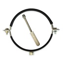 ABRAZADERA METÁLICA CON ANCLAJE DE 75 MM, DONSEN