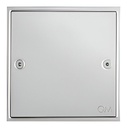 REJILLA CIEGA 10X10 CROMADA, METALES ALEADOS