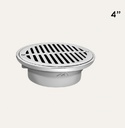 REJILLA STANDARD 4" SATINADA, METALES ALEADOS