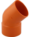 CODO 110 MM X 45° (4") REFORZADO, AGUAS SERVIDAS, PVC