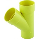 YEE PVC 110 MM, SANITARIO, AMARILLO, PVC