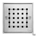 REJILLA CUADRADA CENTRAL RIA 5.3/4" X 5.3/4" SATINADO QM