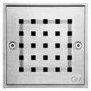 REJILLA CUADRADA CENTRAL RIA 14,5 X 14,5CM PULIDO QM