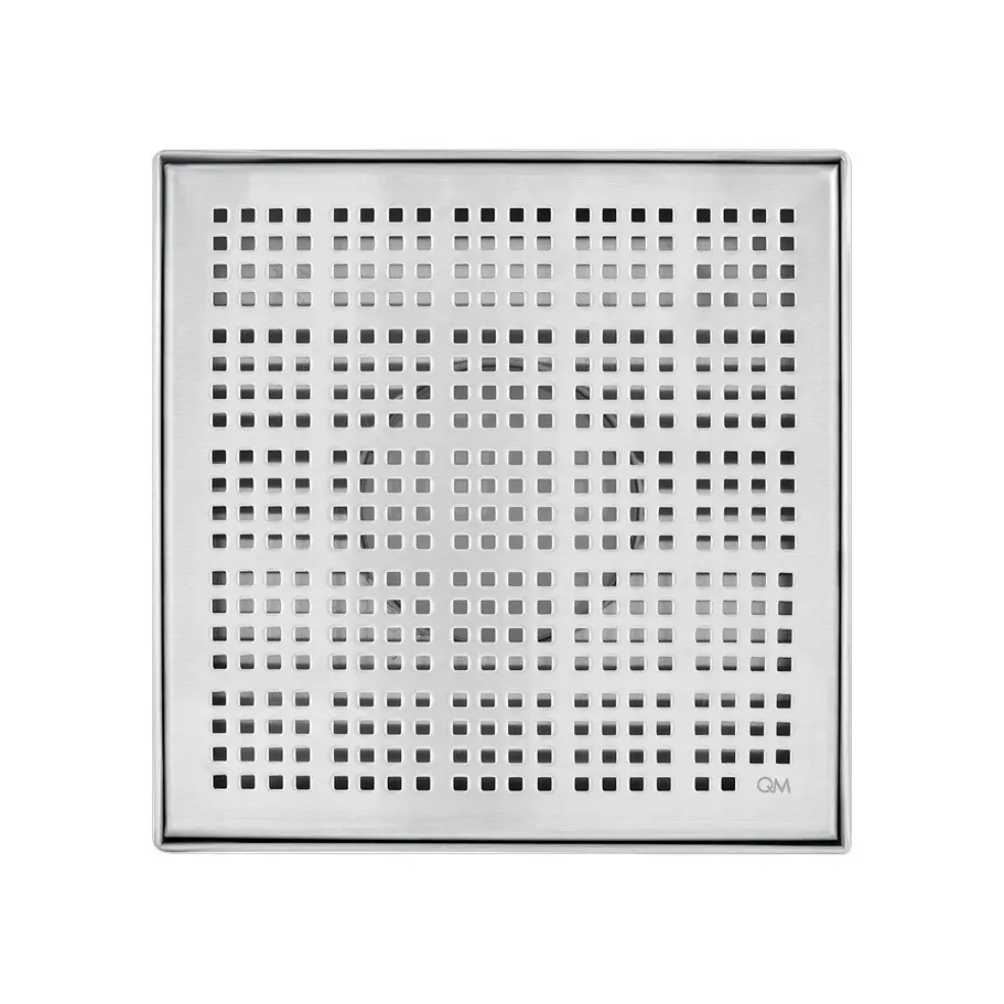 REJILLA CUADRADA CENTRAL KAI 8" X 8" SATINADO QM 