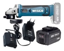 ESMERIL INALAMBRICO 4.1/2", 18V, C/BATERIA 4.0Ah, WS2949, WESCO