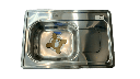 FREGADERO E60X40 PARA IZQUIERDO 1 HUECO PARA GRIF FANAINOX