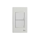 INTERRUPTOR DOBLE SERIE SEMPLICE BARI