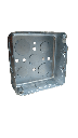 CAJETIN CUADRADO 4X4(1.0MM) DE 1/2"X3/4" E.M.T. Q-ELETTRO