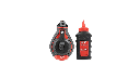 KIT DE LINEAS 100 CON TIZA ROJA MILWAUKEE