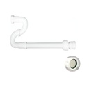 SIFON PLASTICO 1.1/2" C/ADAPTADOR DESLIZ. FREGADERO MHILER