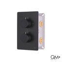 DUCHA MIXER MONOMANDO QM+ SUPREME 3 FUNCIONES BLACK