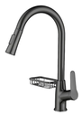 GRIFERIA MONOMANDO P/FREGADERO ZINC AGUA F/C PICO FLEX D/FUNCION GRIS, MET-068 METALES ALEADOS