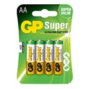 BATERIA AA SUPER ALCALINA X4, GP