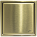 CENTRO PISO CUADRADO MIRA  4" X 4" GOLD QM 