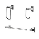 JUEGO ACCESORIOS BAÑO CUADRADO 3 PZAS MHILER