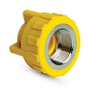 ADAPTADOR HEMBRA 32 MM X 1/2" C/ROSCA, LINEA AMARILLA, DONSEN