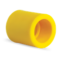 ANILLO LISO 20 MM (1/2"), LINEA AMARILLA, DONSEN