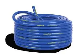 MANGUERA REFORZADA 3 CAPAS 3/4" 15.2 MTS C/CONEX DE BRONCE GOODYEAR