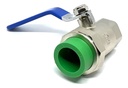 LLAVE DE PASO ESFÉRICA 20 MM (1/2") HEMBRA C/UNIÓN TERMOFUSIÓN