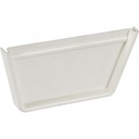 TAPA CANAL DE LLUVIAS PVC BLANCA
