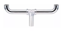 COLECTOR DOBLE P/FREGADERO C/ROSCA PLATEADO P-B9005P COFLEX