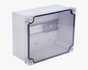 CAJA DE PASO TRANSPARENTE 17 x 22 x 9 CM  IP65 TT C/RIEL BLANCO CILES