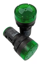 ALARMA AUDIBLE CON LUZ (FLASH LIGHT) VERDE 110V ANDELI