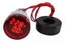 INDICADOR DE VOLTAJE Y CORRIENTE AD101-22VAM ROJO AC50-500V/0-100A REDONDO ANDELI
