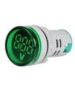 INDICADOR DE VOLTAJE AD101-22VM VERDE AC20-500V REDONDO ANDELI