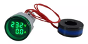 INDICADOR DE VOLTAJE Y CORRIENTE AD101-22VAM VERDE AC50-500V/0-100A REDONDO ANDELI