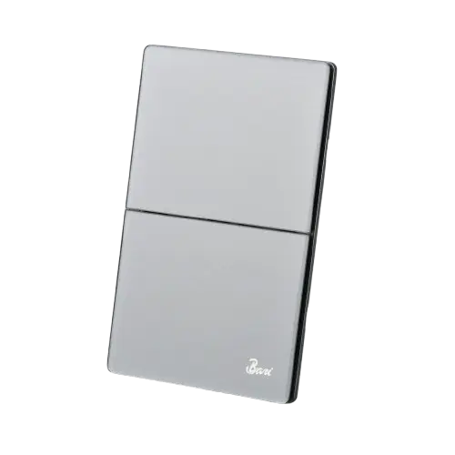 INTERRUPTOR DOBLE SERIE GRIGIO BARI