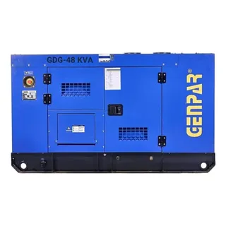 GENERADOR ESTACIONARIO 48KVA DIESEL, C/ATS TRIFASICO GENPAR