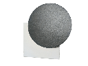 APLIQUE DE PARED 12W ECLIPSE 3 TONOS NEGRO, ILUMINAK
