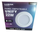PANEL EMPOTRABLE REDONDO UNIFY 22W 3 TONOS LUZAK, ILUMINAK