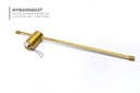 APLIQUE DE PARED LINETIME 20W 3CCT (DORADO), ILUMINAK