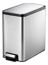PAPELERA CILINDRICA 12LTS ACERO INOX. EKO