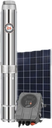 BOMBA P/POZO 4" MOTOR 1 HP, C/ PANEL SOLAR E INVERSOR 4LDP65648 LEO 