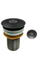 DESAGUE PARA LAVAMANOS PUSHBOTON A.INOX GRIS DES-0210 METALES ALEADOS