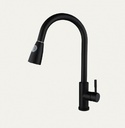 GRIFERIA MONOMANDO EXTENSIBLE NEGRO PRI-055 METALES ALEADOS