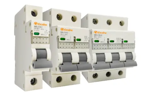 BREAKER TERMOMAGNETICO 3X32 AMP GBC-C32-3  EXCELINE