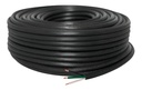 CABLE DE COBRE DE COBRE TSN 3 X 12 AWG 600 VOLT ENGOMADO COLOR NEGRO