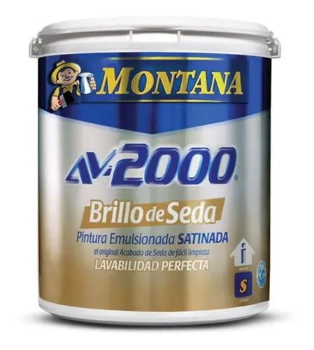 PINTURA AV-2000 BRILLO DE SEDA BLANCO GALON MONTANA