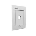 PLACA DE PARED PARA CONECTORES KEYSTON 1 PUNTO WH AW160NXT01 NEXXT