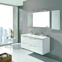 MUEBLE VIDA 120 WHITE C/ESPEJO, 120X28X45 CM, ROYO