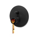 GRUPO DUCHA BAÑERA NEGRO ROSE GOLD KUBO121RGE KUBO