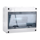 TABLERO DE DISTRIBUCION SUPERFICIAL INTEMPERIE 12 CIRCUITOS 25X20X10.8CM IP65 TOSUN