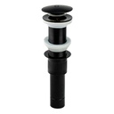 DESAGUE PUSH BOTTON, NEGRO REDONDO S/REBOSE, KD-395, OMEGA