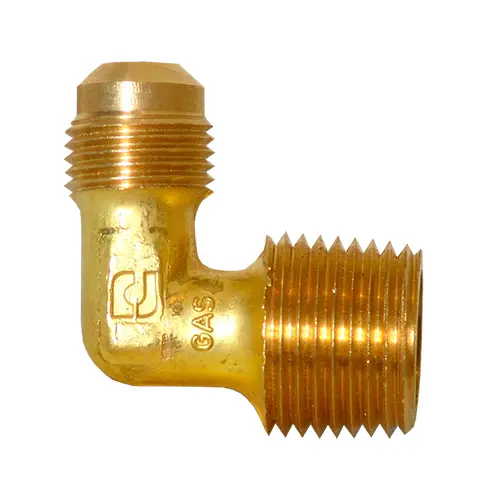ACOPLE BRONCE CODO TERMINAL 3/8 FLARE X 1/2 MNPT UCT-68 COFLEX