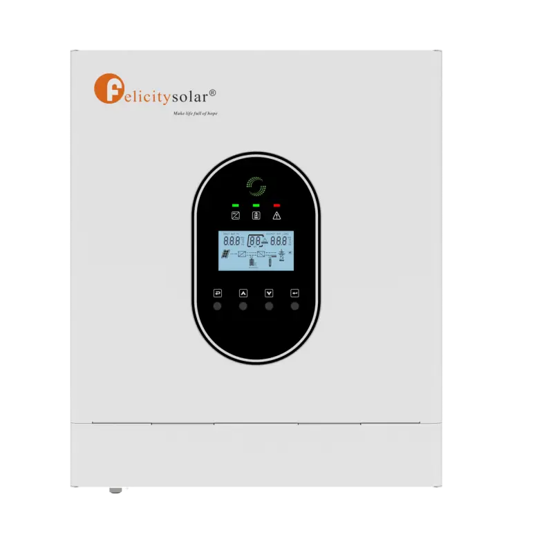 INVERSOR SOLAR 2KW 24V, AC 120V. CONTROLADOR MPPT 1600W FELICITY