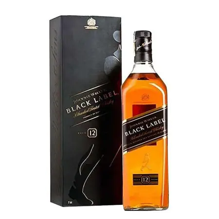 BOTELLA WHISKY JOHNNIE WALKER BLACK LABEL 750ML